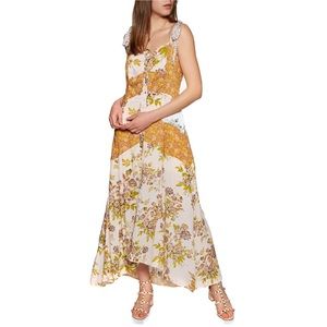 Free People Lover Boy Light Combo Maxi Dress $148